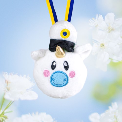 Studentmaskot, hänge - Nalle, Enhörning