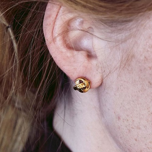 Örhängen, Gala studs gold - Edblad, Guld