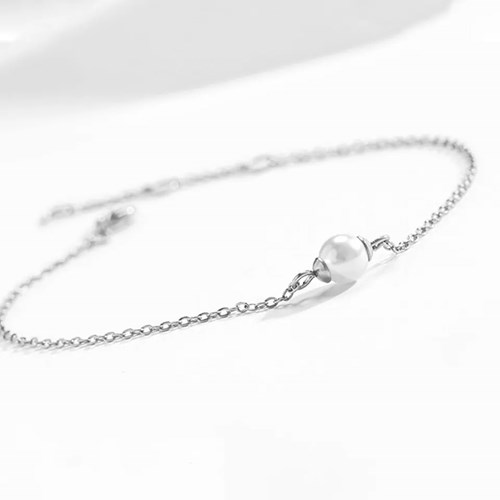 58:DAYS Smycke med pärla, silver, Armband