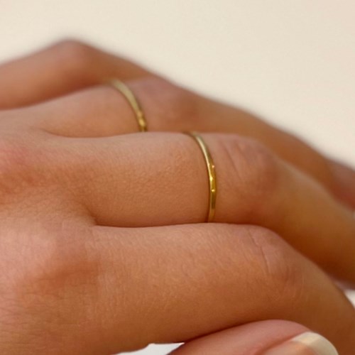 58:DAYS - Enkel ring, Guld