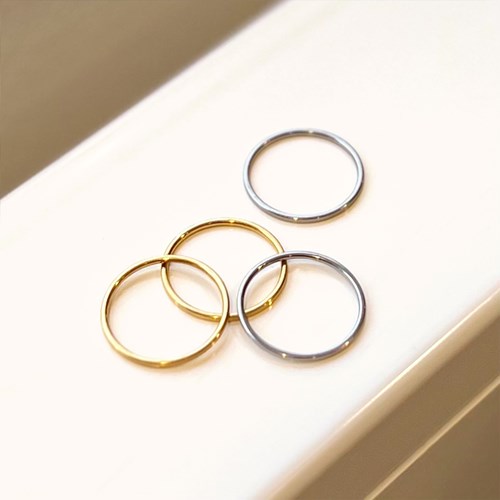 58:DAYS - Enkel ring, Silver