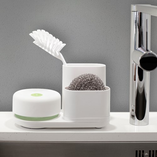 Diskmedelspump & förvaringsställ - Do-Dish Caddy, Vit