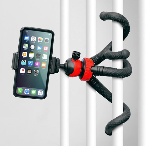 Flexibelt stativ med fjärrutlösare - Octopus Tripod, Svart