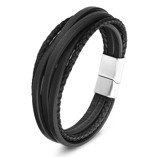 58:DAYS - Läderarmband, multi layer, Large