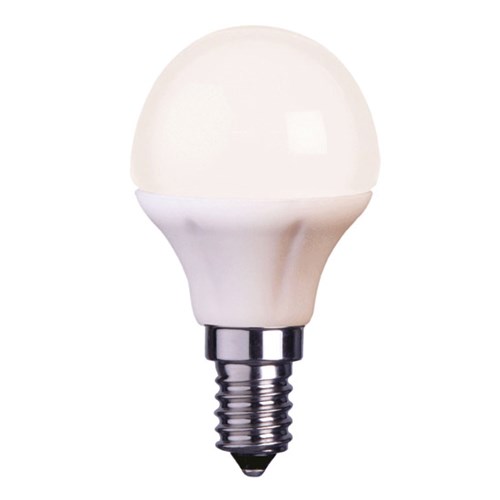 Matt LED lampa klot - dimbar, Vit