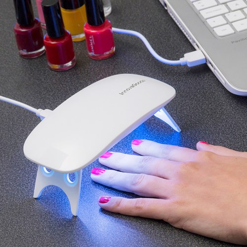 Mini UV-lampa för naglar, Vit