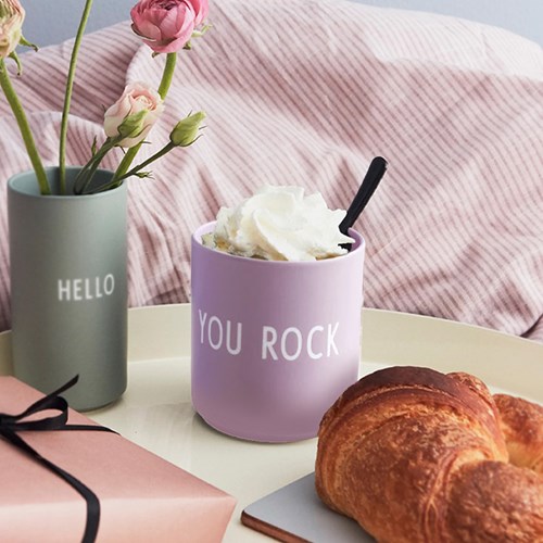 Mugg, You Rock, Lavendel - Design Letters, Lavendel
