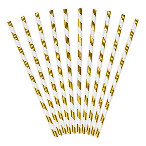 Papperssugrör - Guld