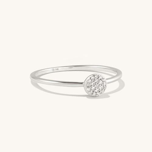 58:DAYS - Ring, gnistrande stenar, Silver