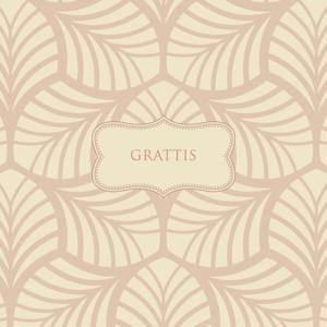 Kort "Grattis"