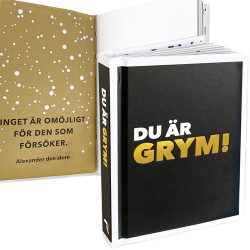 Liten citatbok - Du är grym, Svart
