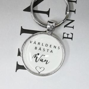 Nyckelring "Världens bästa vän"
