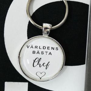 Nyckelring "Världens bästa Chef"