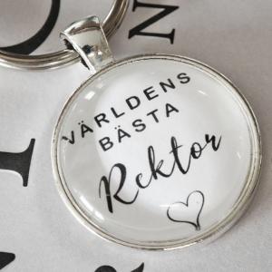 Nyckelring "Världens bästa Rektor"