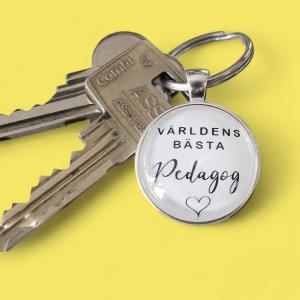 Nyckelring "Världens bästa Pedagog"