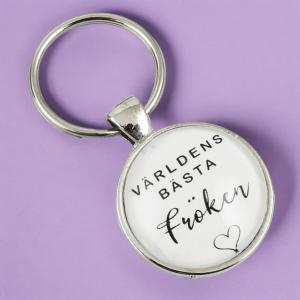 Nyckelring "Världens bästa Fröken"