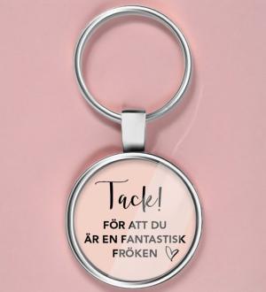 Nyckelring "Tack Fröken"