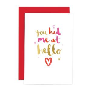 Kort "You had me at hello"