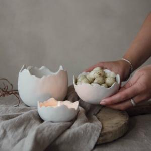 Eggshell Skål/Ljuslykta - Majas lyktor/ Barncancerfonden