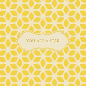 Kort "You are a star"