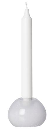 Glasljusstake rund