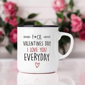 Mugg "Fuck Valentine" (emaljmugg)