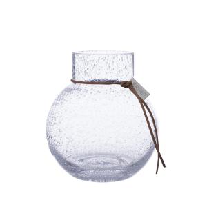 Glasvas/ljuslykta Rund 13x14cm (Bubblig) - Ernst Kirchsteiger