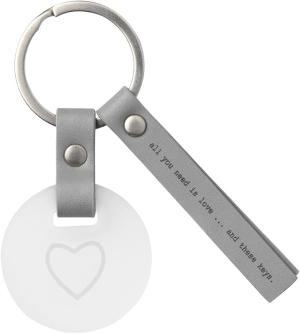 Nyckelring Heart "All you need is..." - Räder