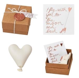 Message in a box "I fly with you" - Räder