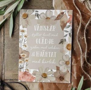 Kort "Vänskap"
